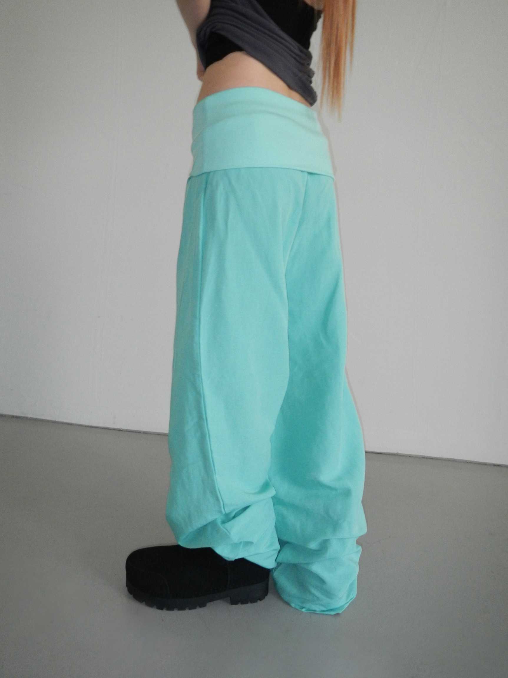 Foldover Wide Leg Pants