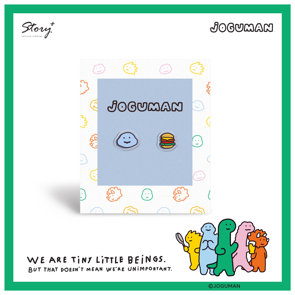 📦訂購 台灣限定 STORY 故事銀飾 x JOGUMAN 恐龍系列 耳環