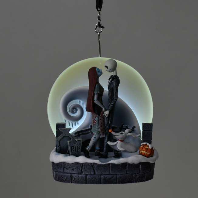 🎀【預訂】Disney Christmas Ornament - 發光Jack & Sally 