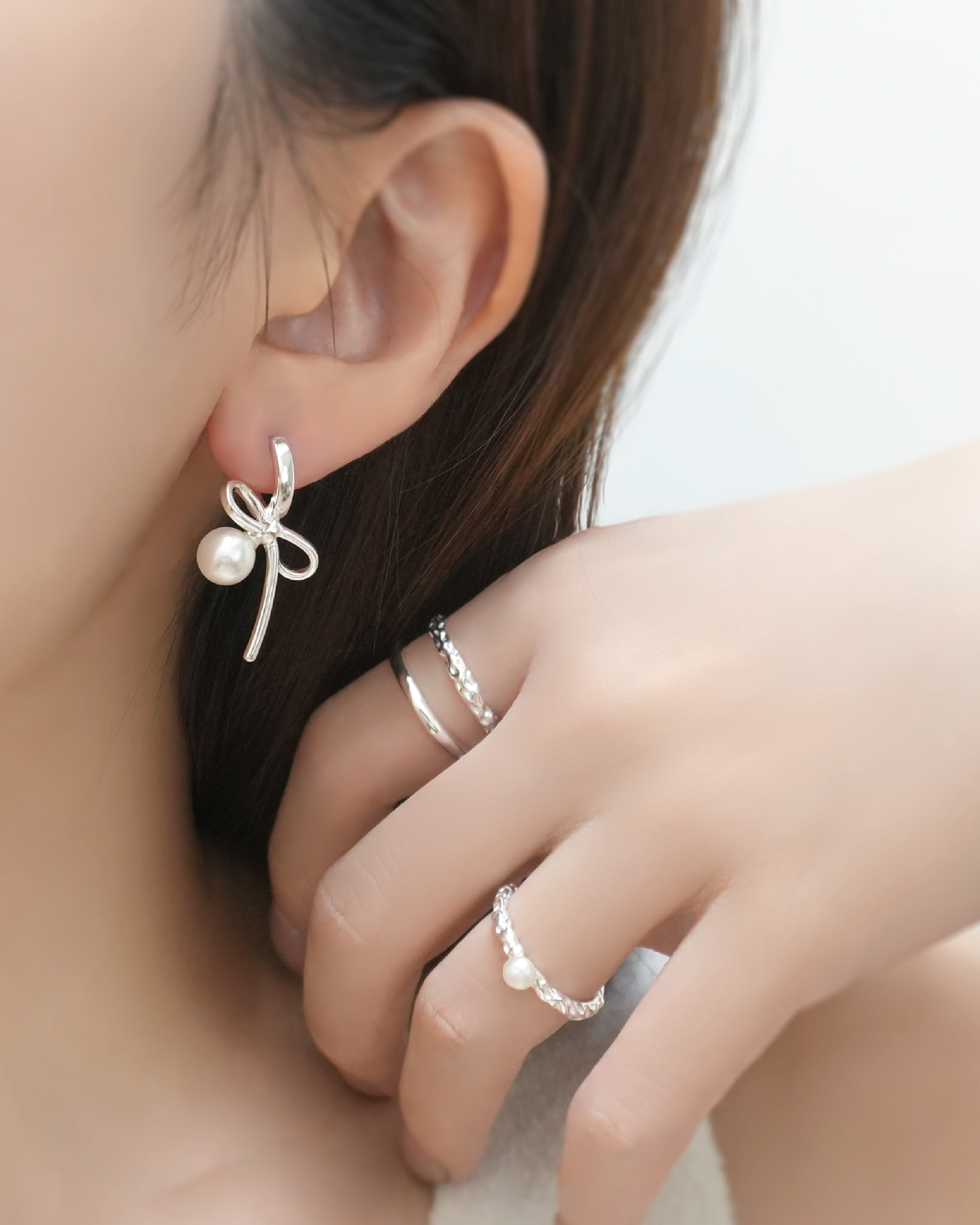 Lustrous Pearl Balletcore Earrings