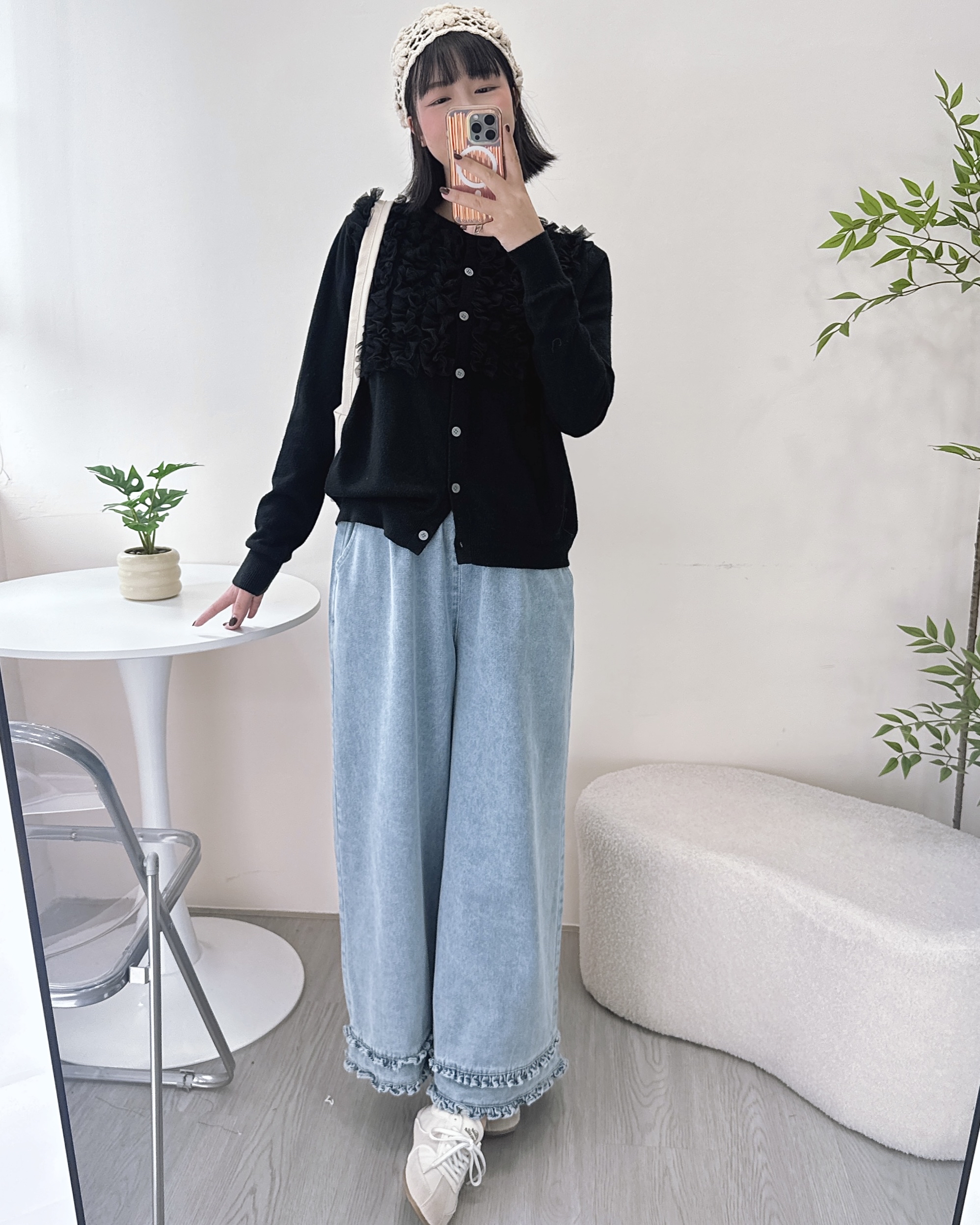 型格荷葉邊寬鬆闊褲 3色