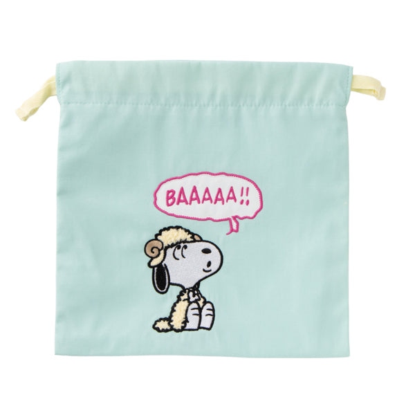 🌸 【預訂】索繩袋 - Snoopy Year of the SHEEP Series