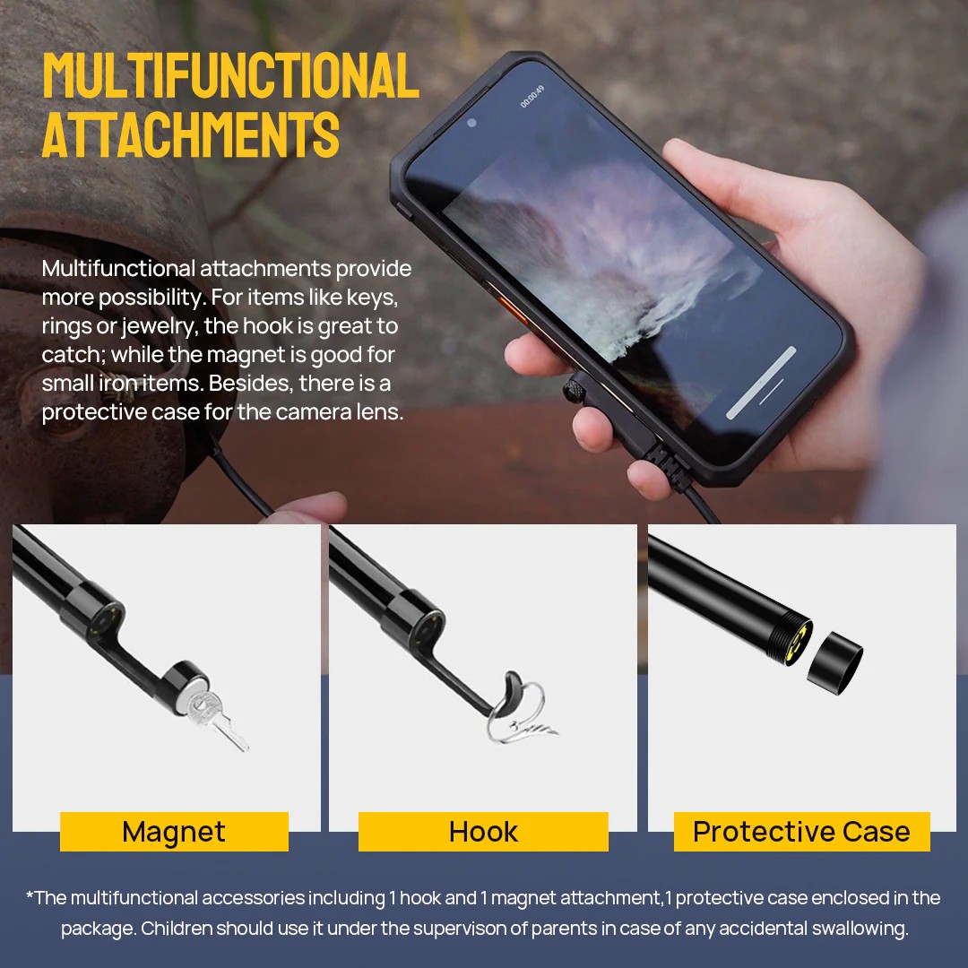 Ulefone uSmart E02 Endoscope 雙鏡頭內窺鏡