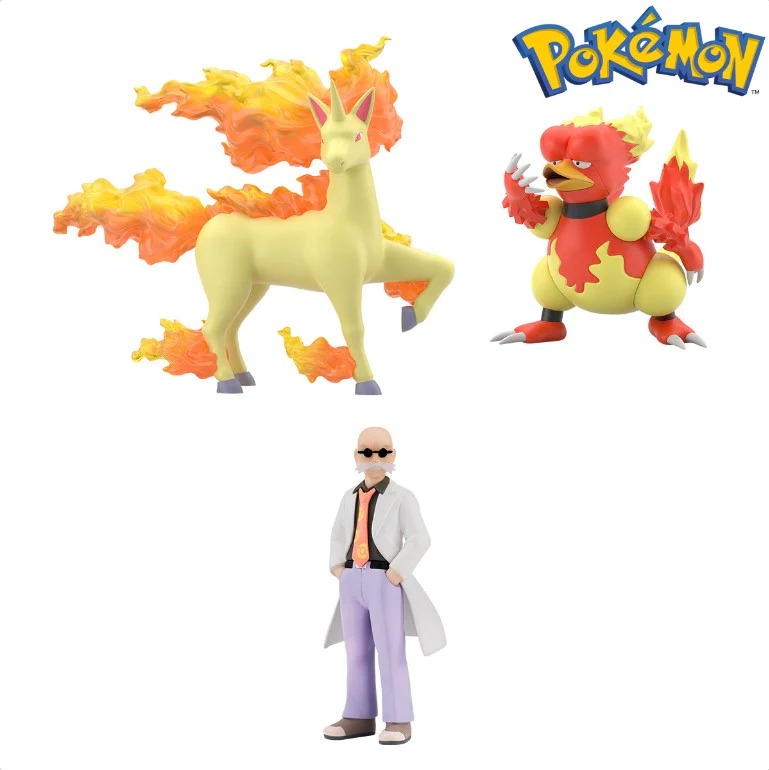 P-Bandai - [魂SHOP限定] 寶可夢 關都地區 夏伯 & 烈焰馬 & 鴨嘴火獸 (再販)