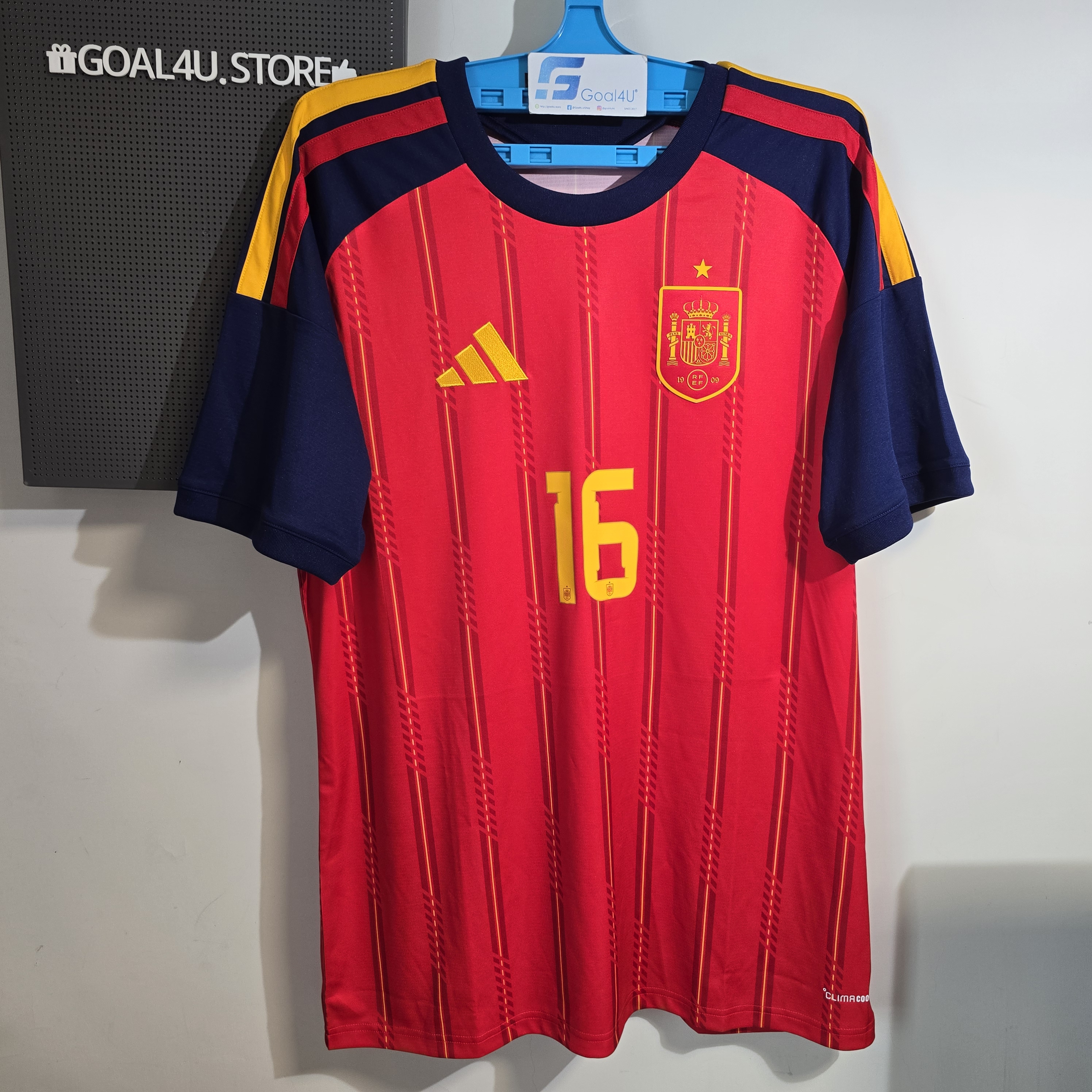 Adidas Spain 西班牙 2025-26 主場球迷版球衣 (可加印字章) JN4390