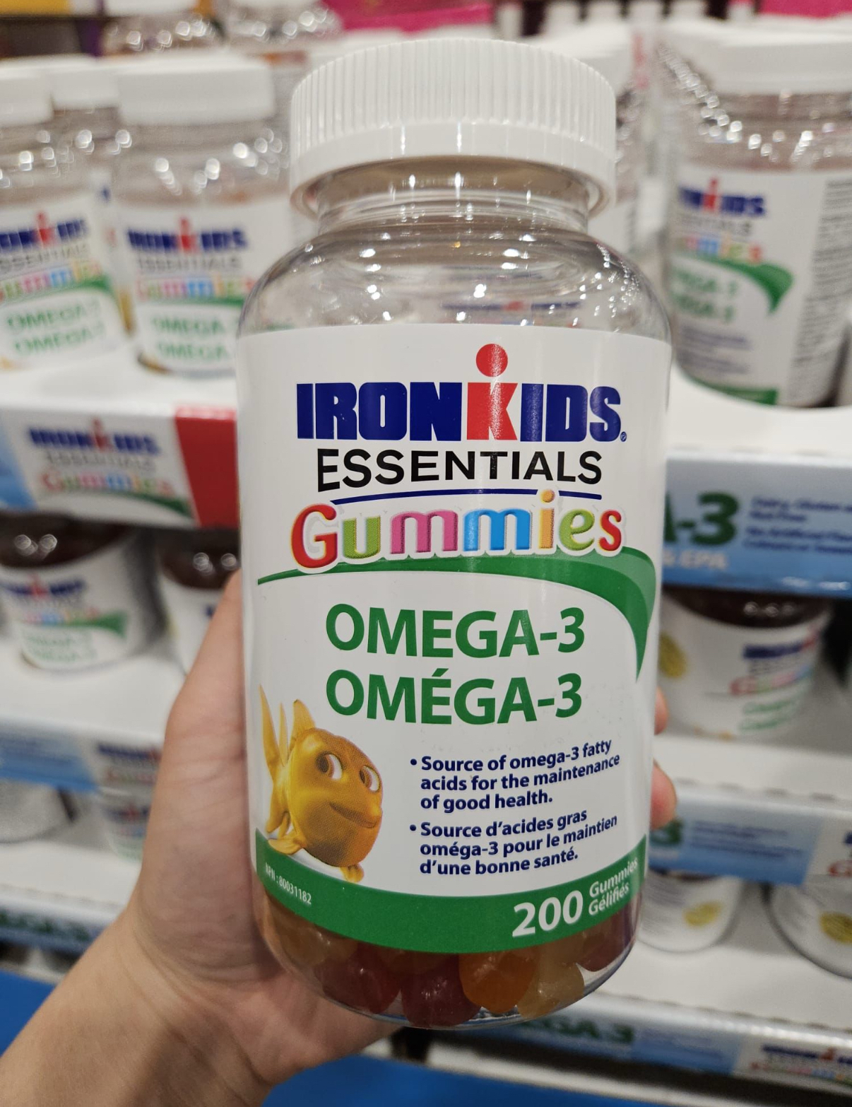 IronKids Essential Omega-3 軟糖 - 200粒大量裝 《🇨🇦加拿大製造》