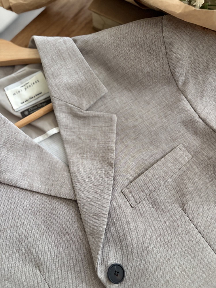 The Oversized Oatmeal Blazer