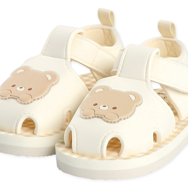 🇯🇵預訂 日本直送🇯🇵小熊圖案米白色EVA涼鞋