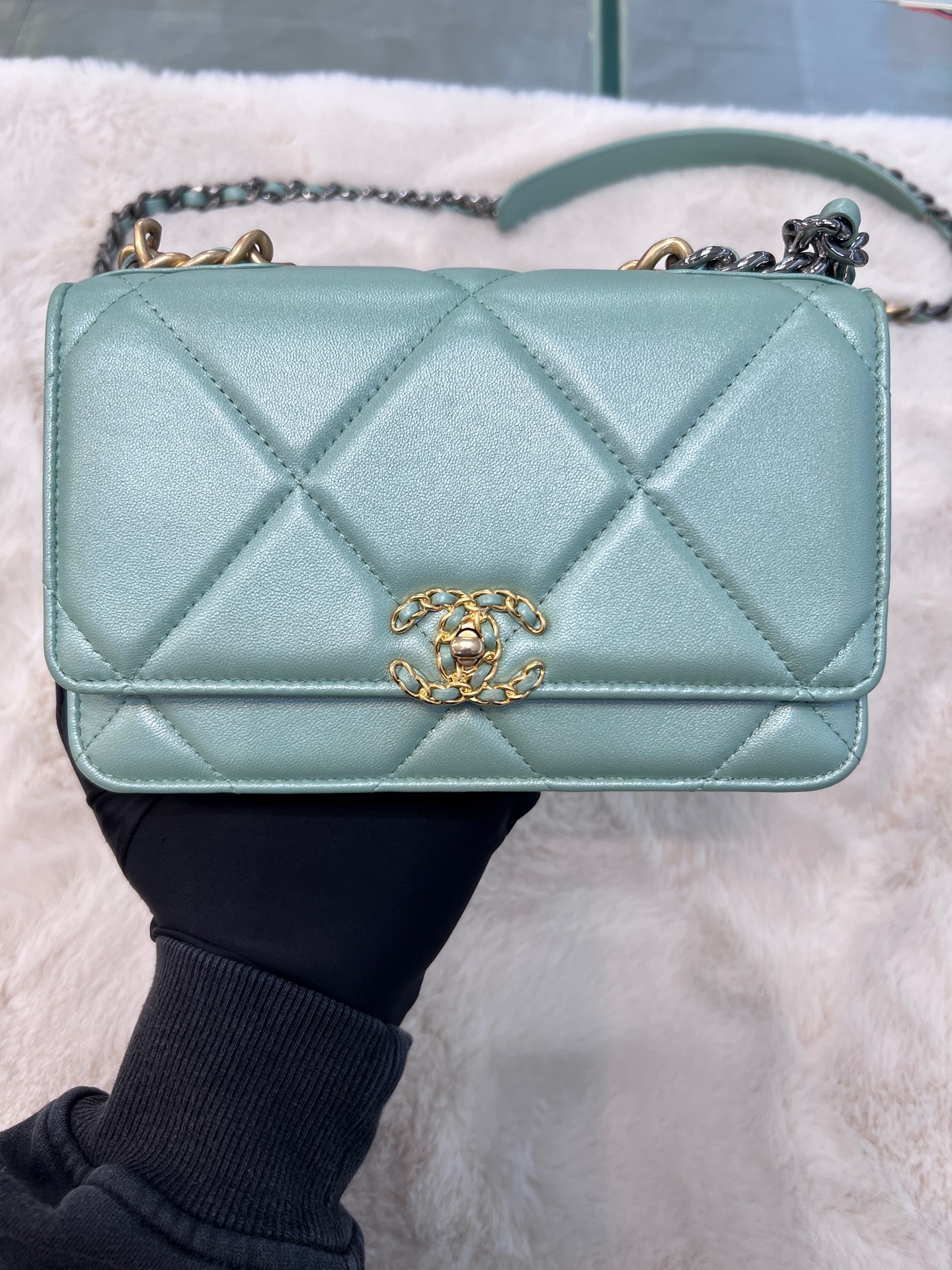 【預訂貨品】芯片款🪪 Chanel薄荷綠woc