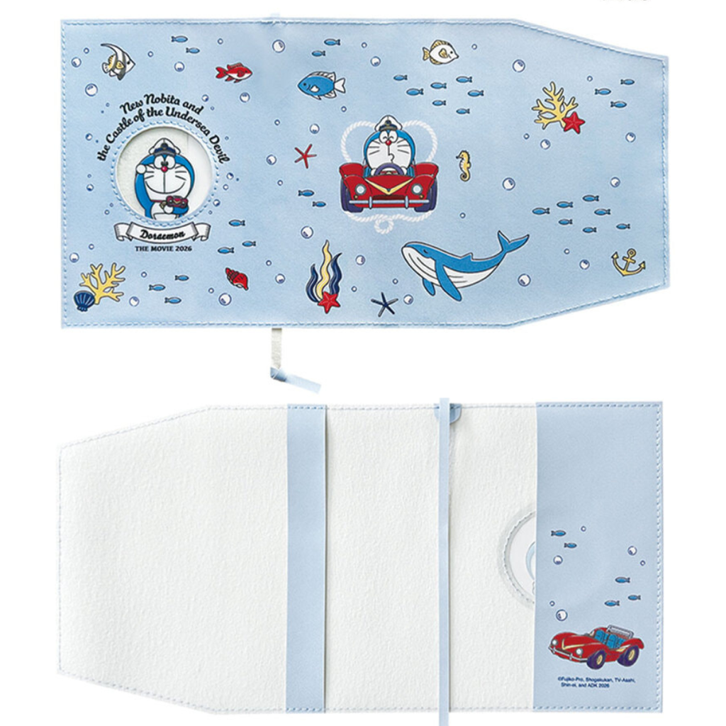 [現貨 / 訂購] 多啦A夢 2026 電影《海底鬼岩城》文具: 原子筆/貼紙/File/Memo/明信片