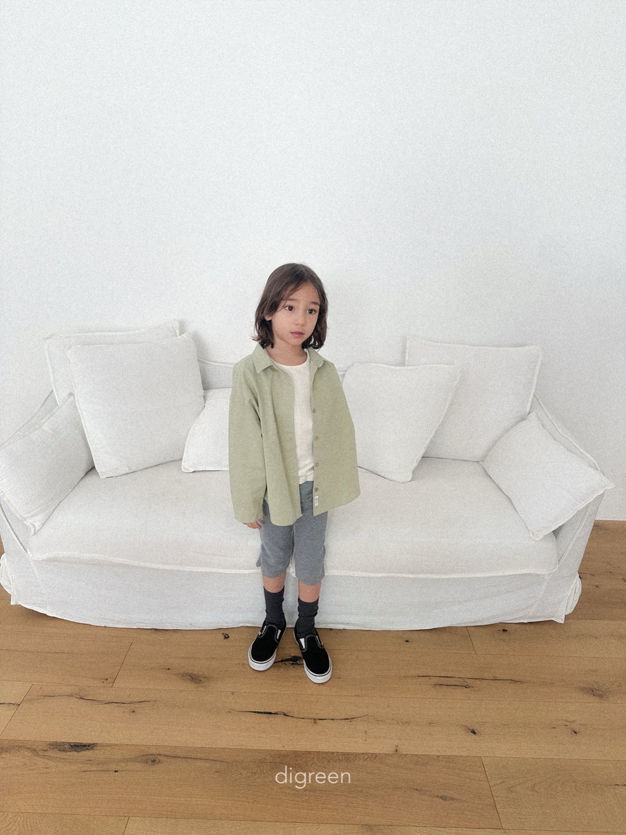 Digreen | half leggings (Black M95-105/L105-110)