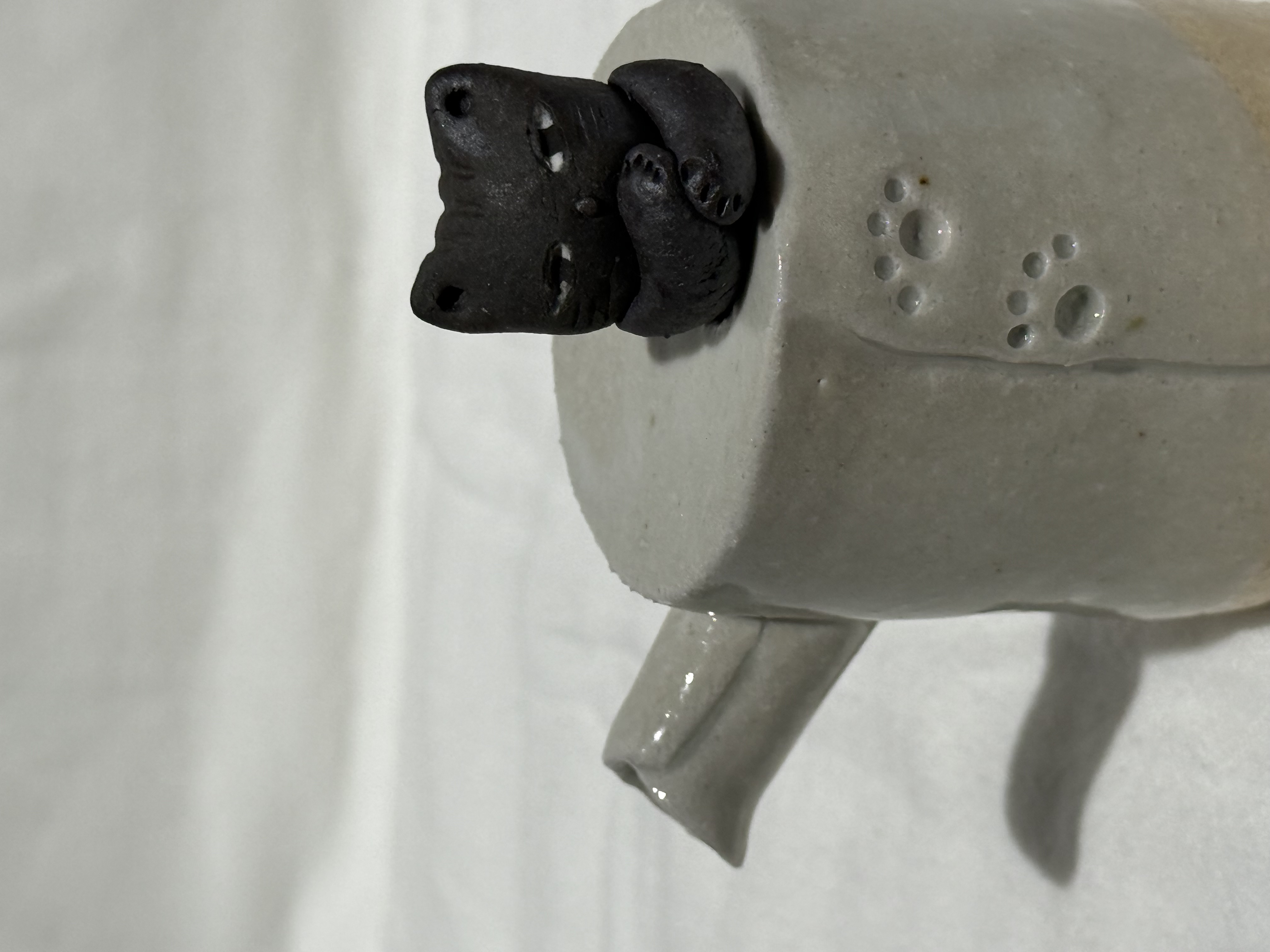 小谷文代 醬油壺 料壺 貓咪蓋子