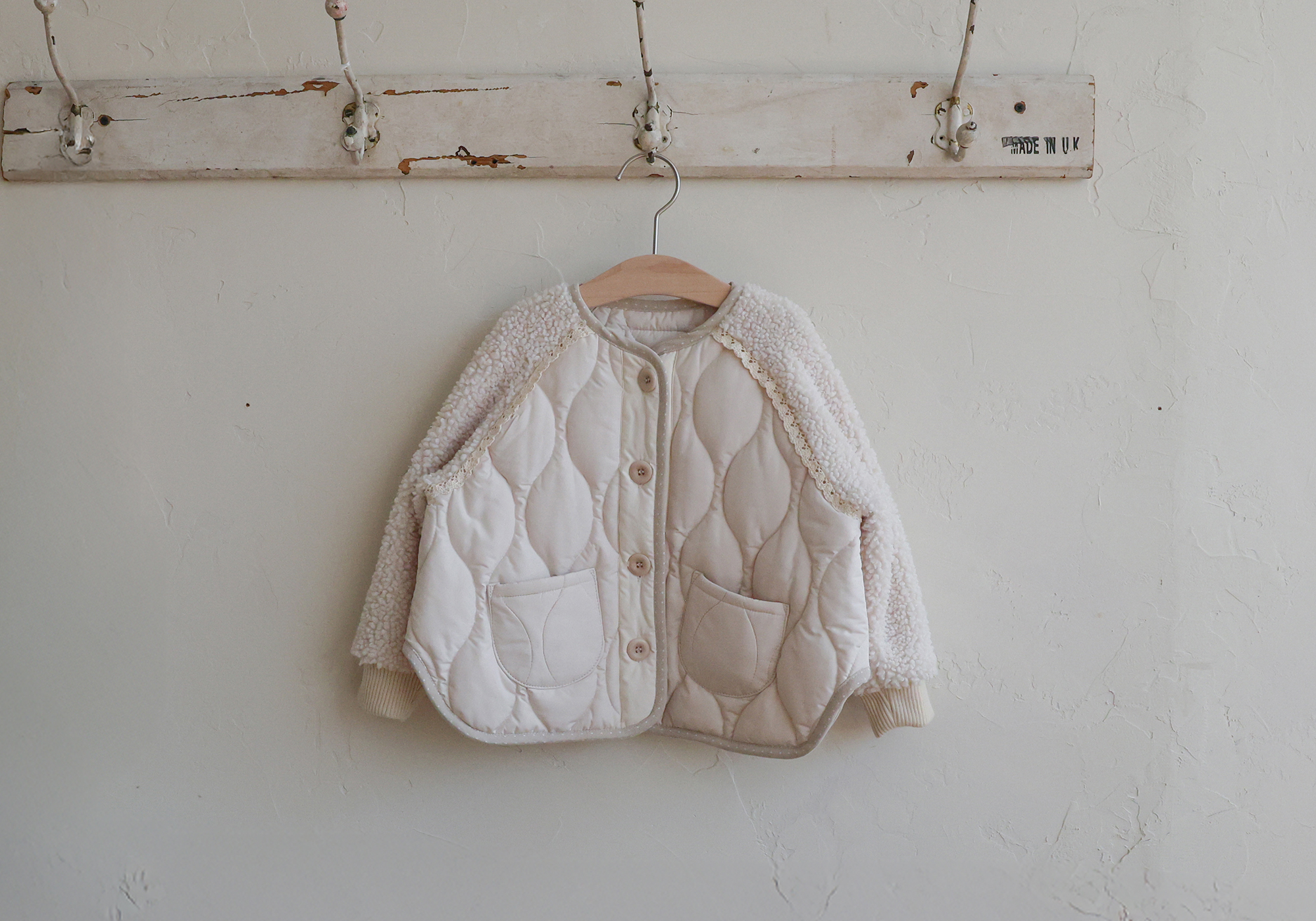 FLO | Noel quilted jumper Beige