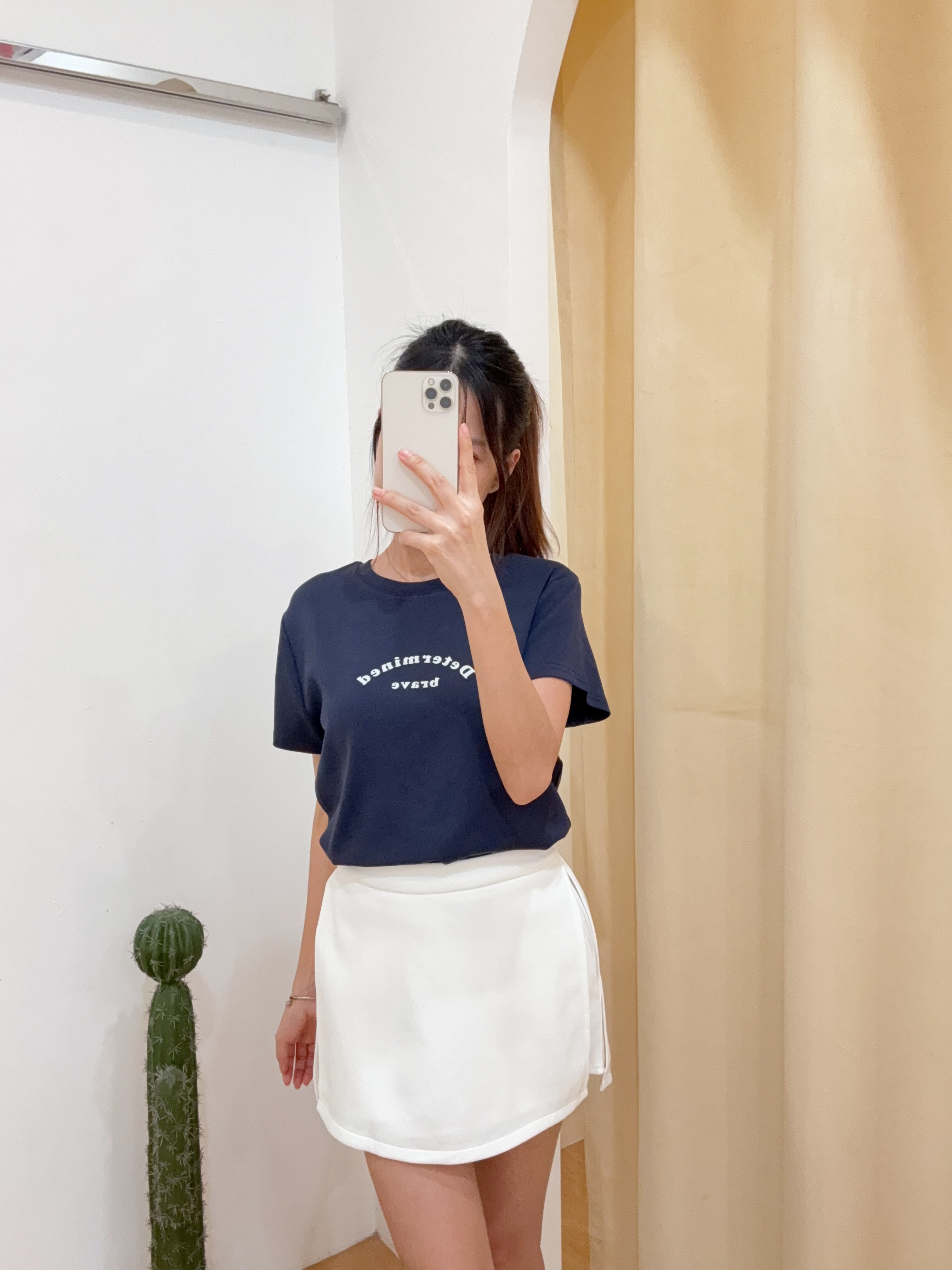 韩系时尚字母常规上衣 R2853