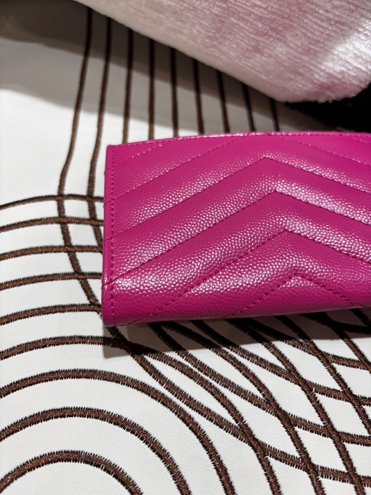 YSL SAINT LAURENT Caviar Cassandre Card Holder 粒紋小牛皮卡套  Card Holder Calfskin 100%Authentic, 99%New 