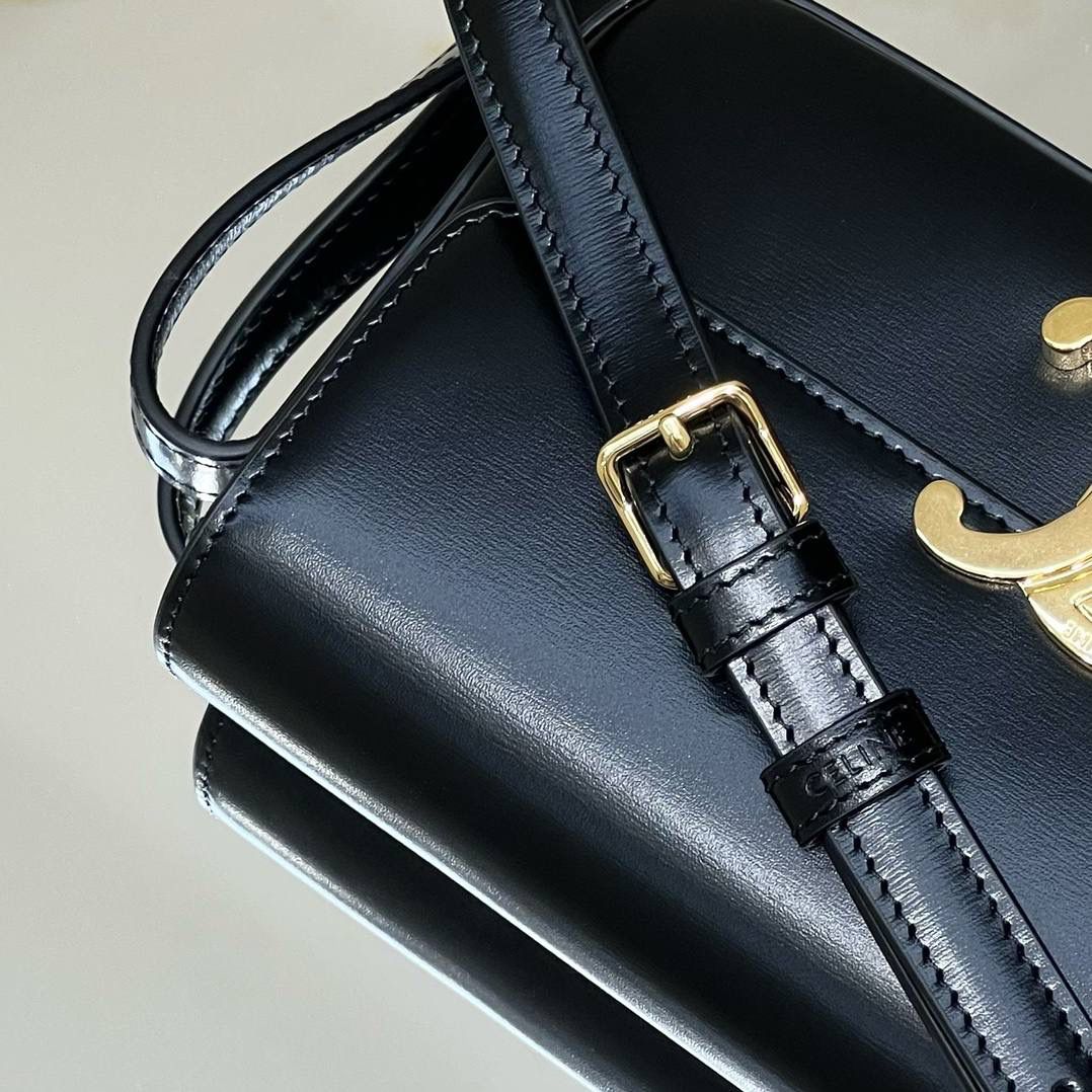 🔥大货实拍图 𝗖𝗘𝗟𝗜𝗡𝗘 ♥ 𝗧𝗥𝗜𝗢𝗠𝗣𝗛𝗘 𝗦𝗛𝗢𝗨𝗟𝗗𝗘𝗥 𝗕𝗔𝗚 型号：194143 尺寸：20*10*4cm