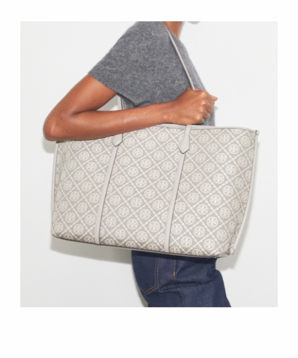 Tory Burch 女士 T-Monogram托特包均碼碼37.8cm*13.4cm*28cm 
