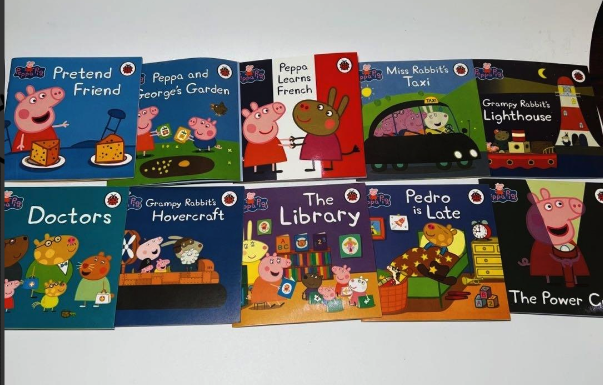 【套裝Set】Peppa Pig The Ultimate Peppa Pig Collection + The Incredible Peppa Pig Collection 小豬佩奇故事書｜100 books｜Blue＆Yellow Boxes 黃盒&藍盒