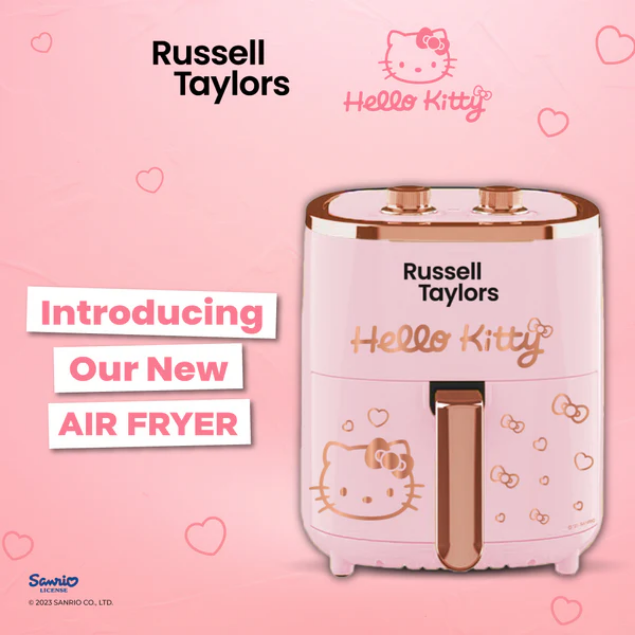 Russell Taylors 4.2L Hello Kitty Air Fryer (Z1-HK)