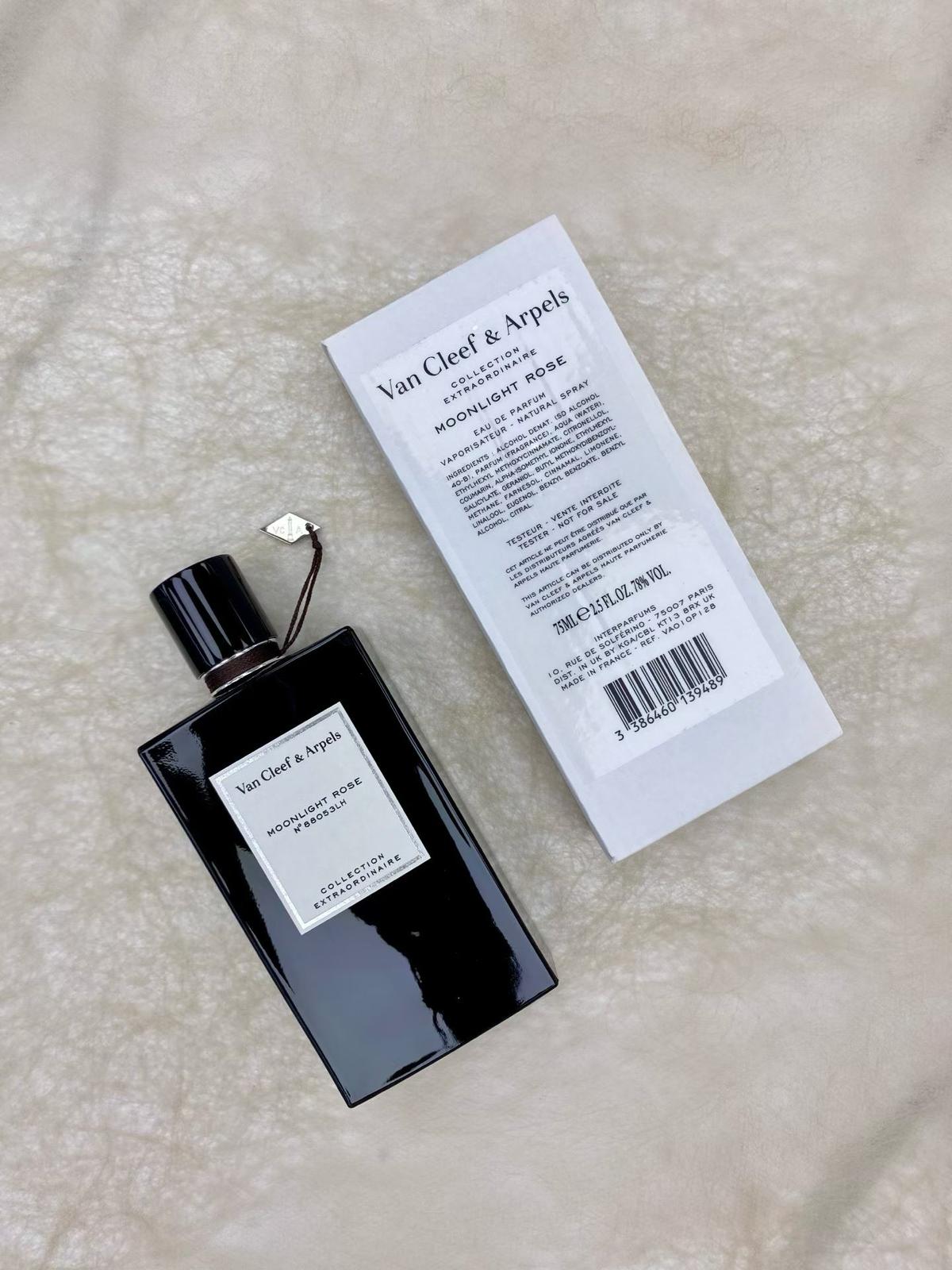 【法國高奢梵克雅寶 Van Cleef & Arpels (VCA) 非凡珍藏系列：月夜玫瑰淡香精 Moonlight Rose (75ml 簡裝/白盒)】