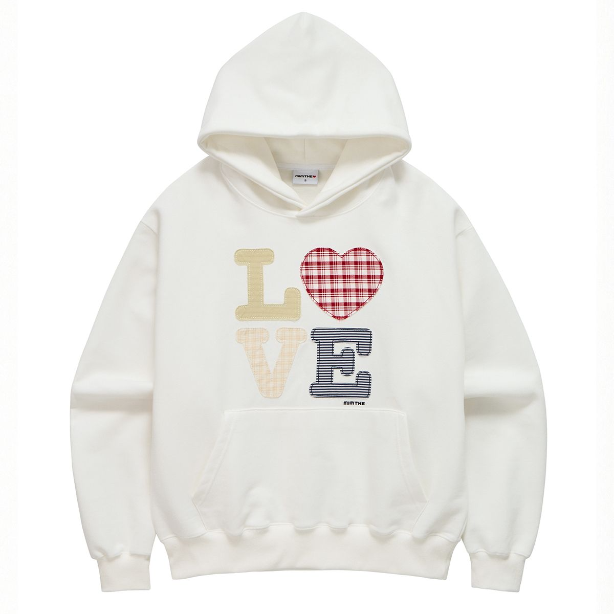 [MIMTHEWARDROBE] Hello World Patchwork LOVE Hoodie (4種)