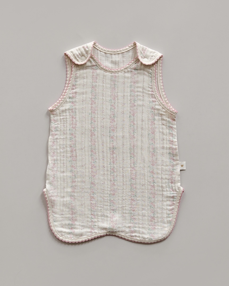 26S/S DTD Flora碎花溫馨系列-棉紗睡眠馬甲