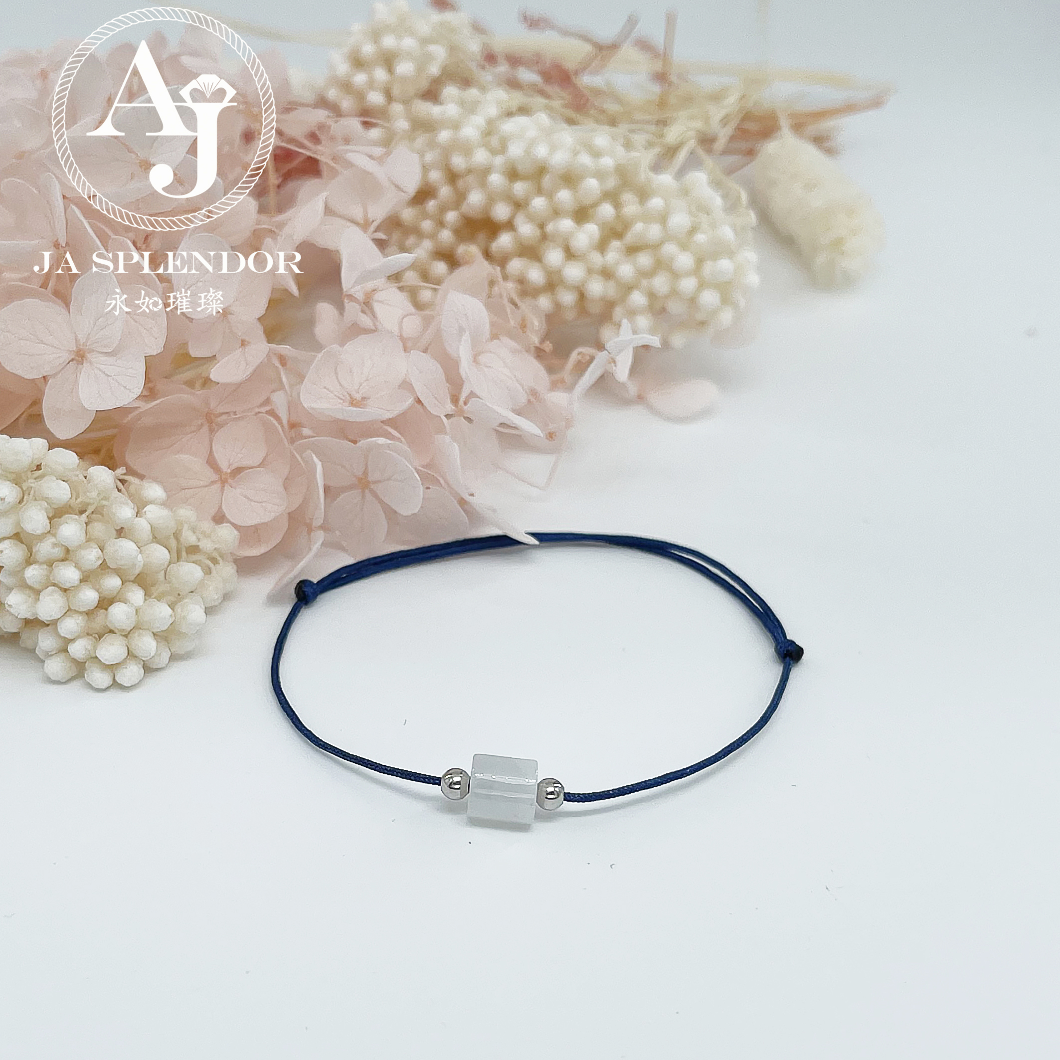 Handmade 天然翡翠A玉系列 愛意傳承幸福幸運小手繩 (100元2件)