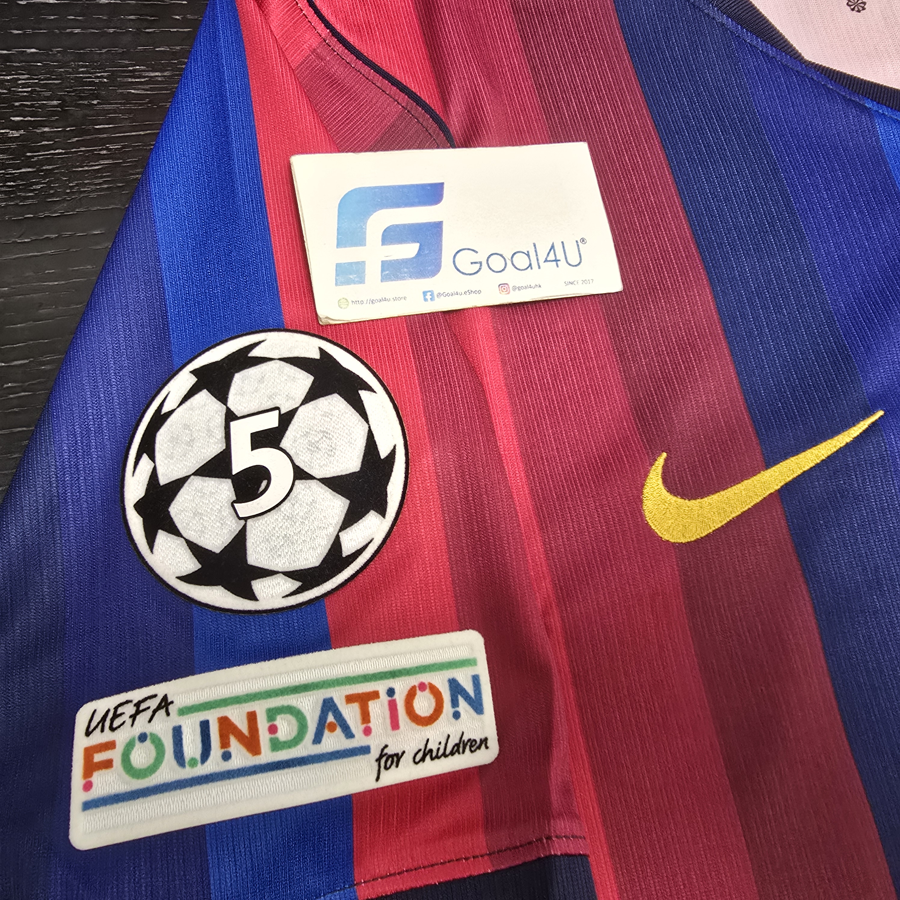 🏟️ 六色漸變 Nike Barcelona 巴塞羅拿 2026-27 主場球迷版球衣 (可加印字章) II1872