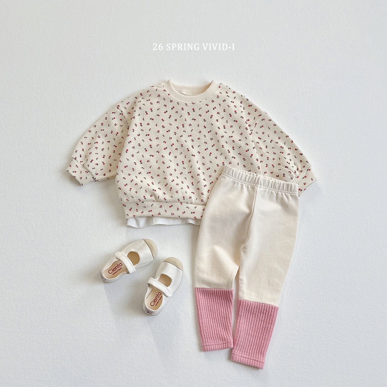 🌸預訂 韓國直送🌸🇰🇷VIVIDI五色針織拼接打底褲