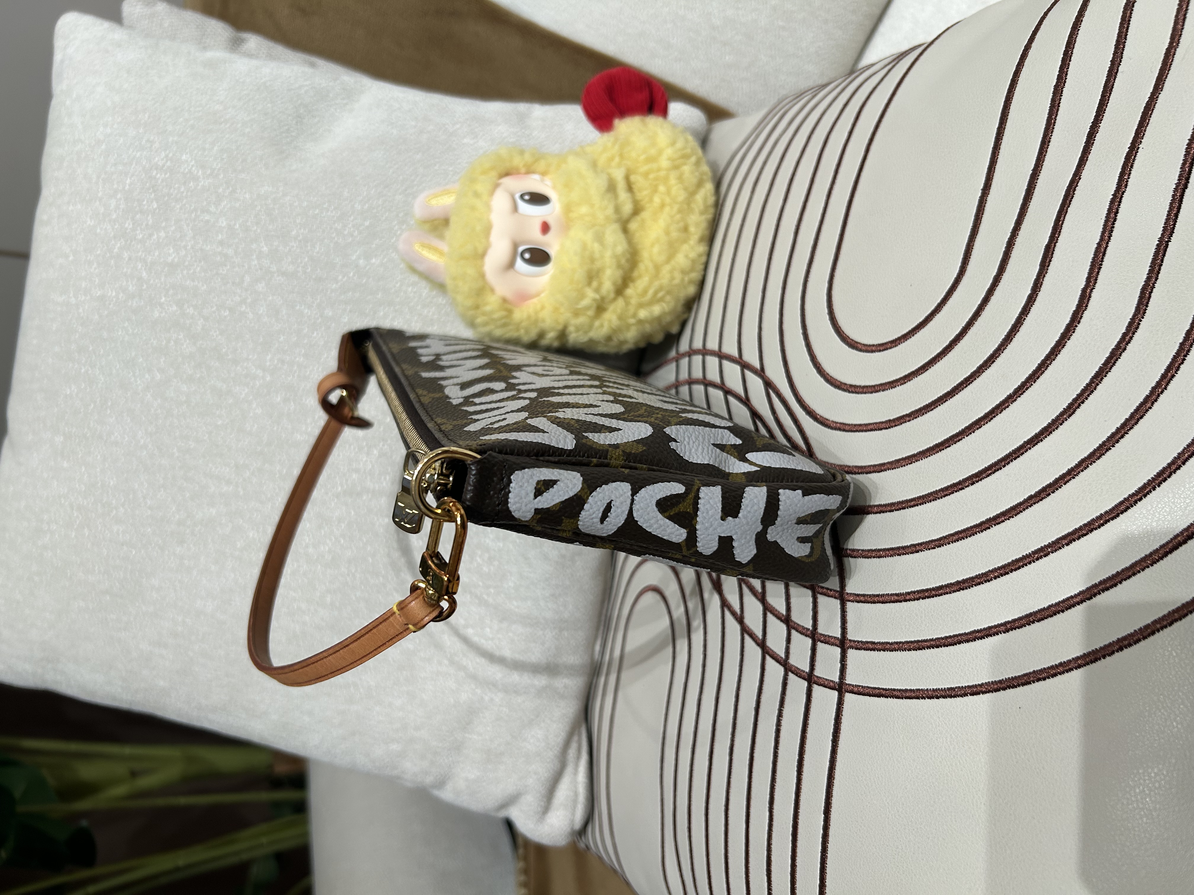 LV Stephen Sprouse Graffiti Pochette Bag 限量版 100%Authentic, 98%New ✅Dust Bag ✅Box