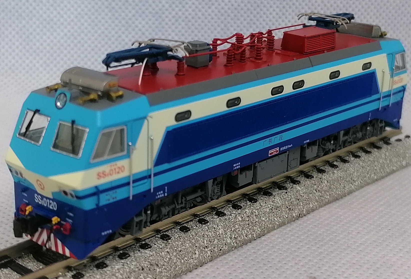 中國韶山8型電力機車（N比例長鳴出品）