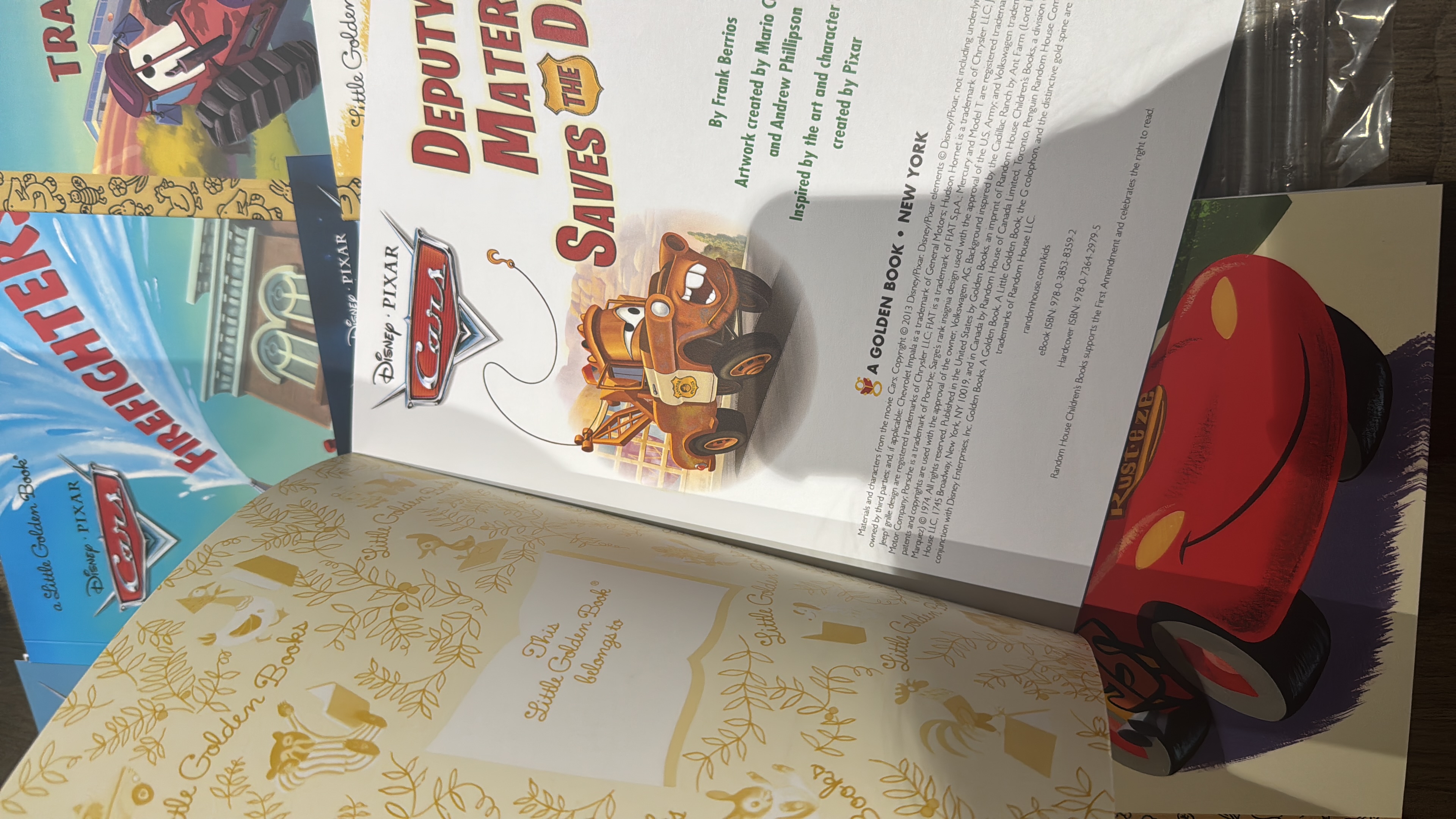 Disneyland a little golden book. The world of Car賽車總動員9冊