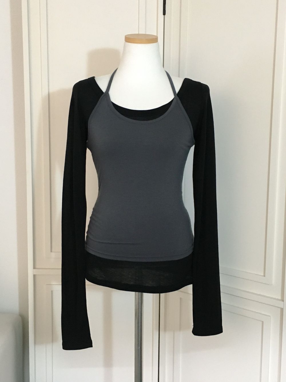 Layered Tencel Tee & Sleeveless Set