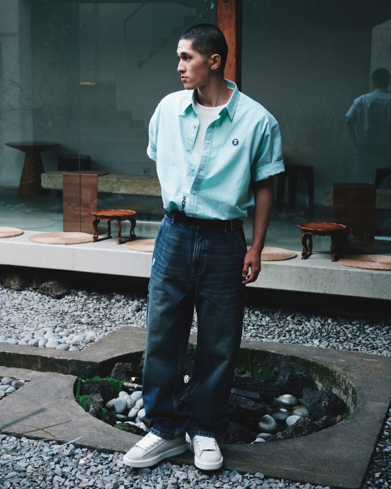 AAPE AAPENOW moonface jeans (C674)