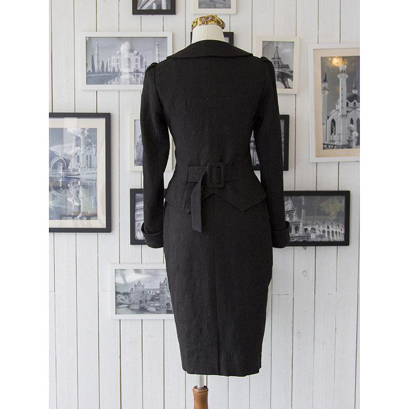 (Sold out)War Time Patriotic Lady Suit Set-Blue / Black ( FM069 / FM070 )