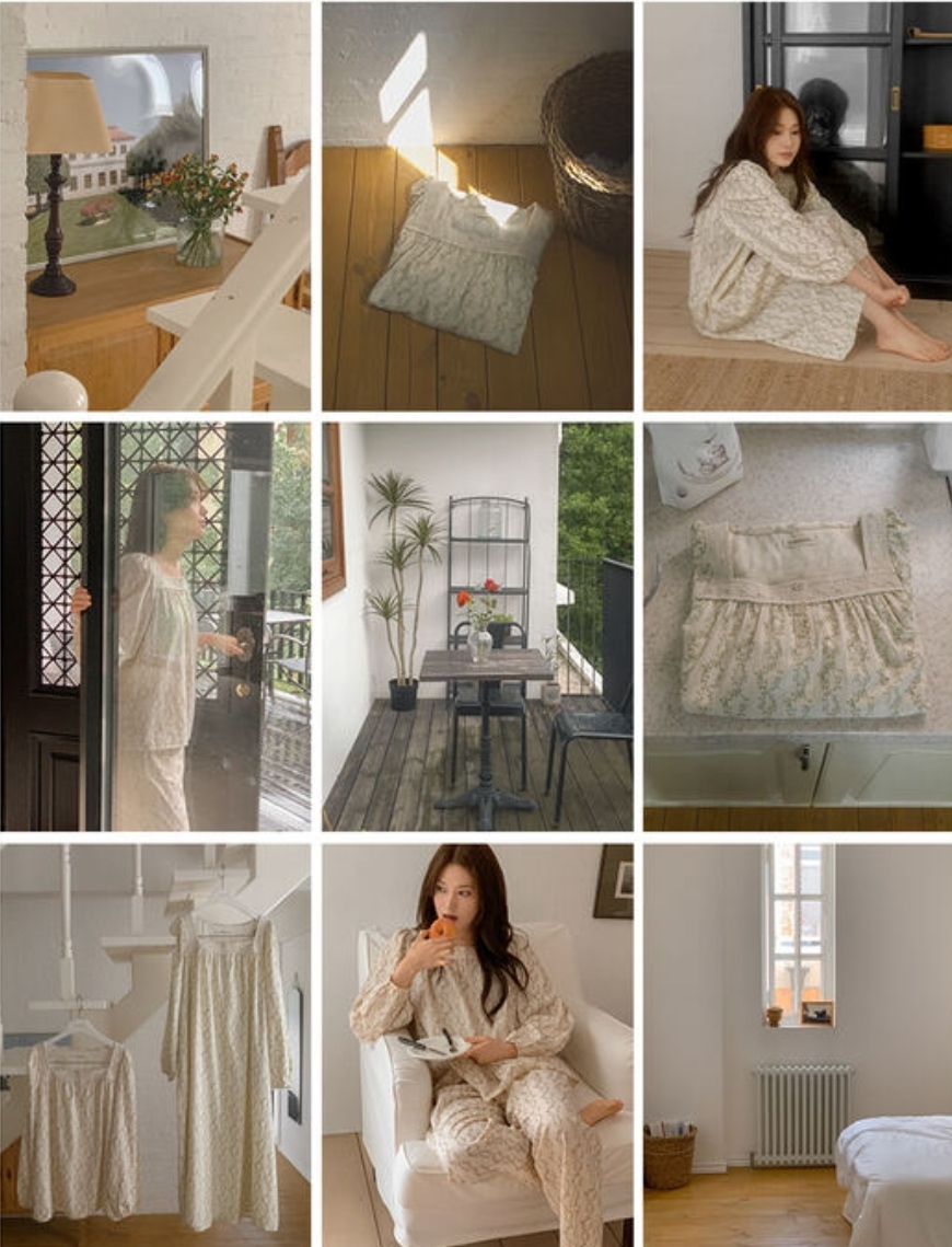 Juuneedu Cosette Flower Pajama