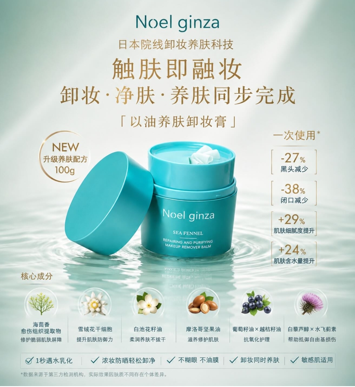 日本Noel ginza海茴香卸妝膏 100g