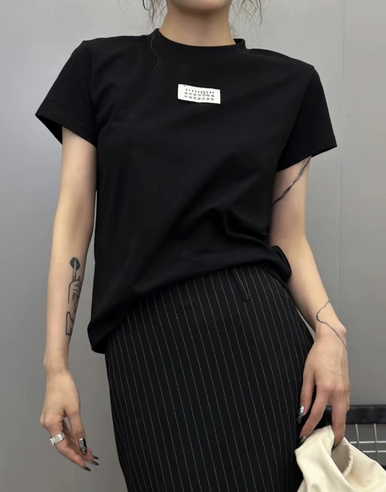 訂貨 ✈️ MM6 黑色 logo tee  Size S/M/L