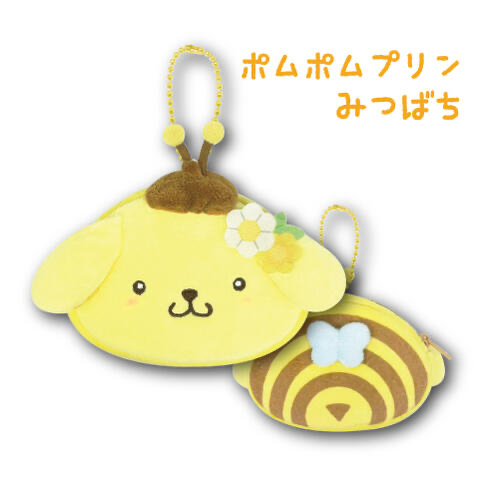 🎀【預訂】 Sanrio 春天小動物造型小包 - Pompompurin Bee