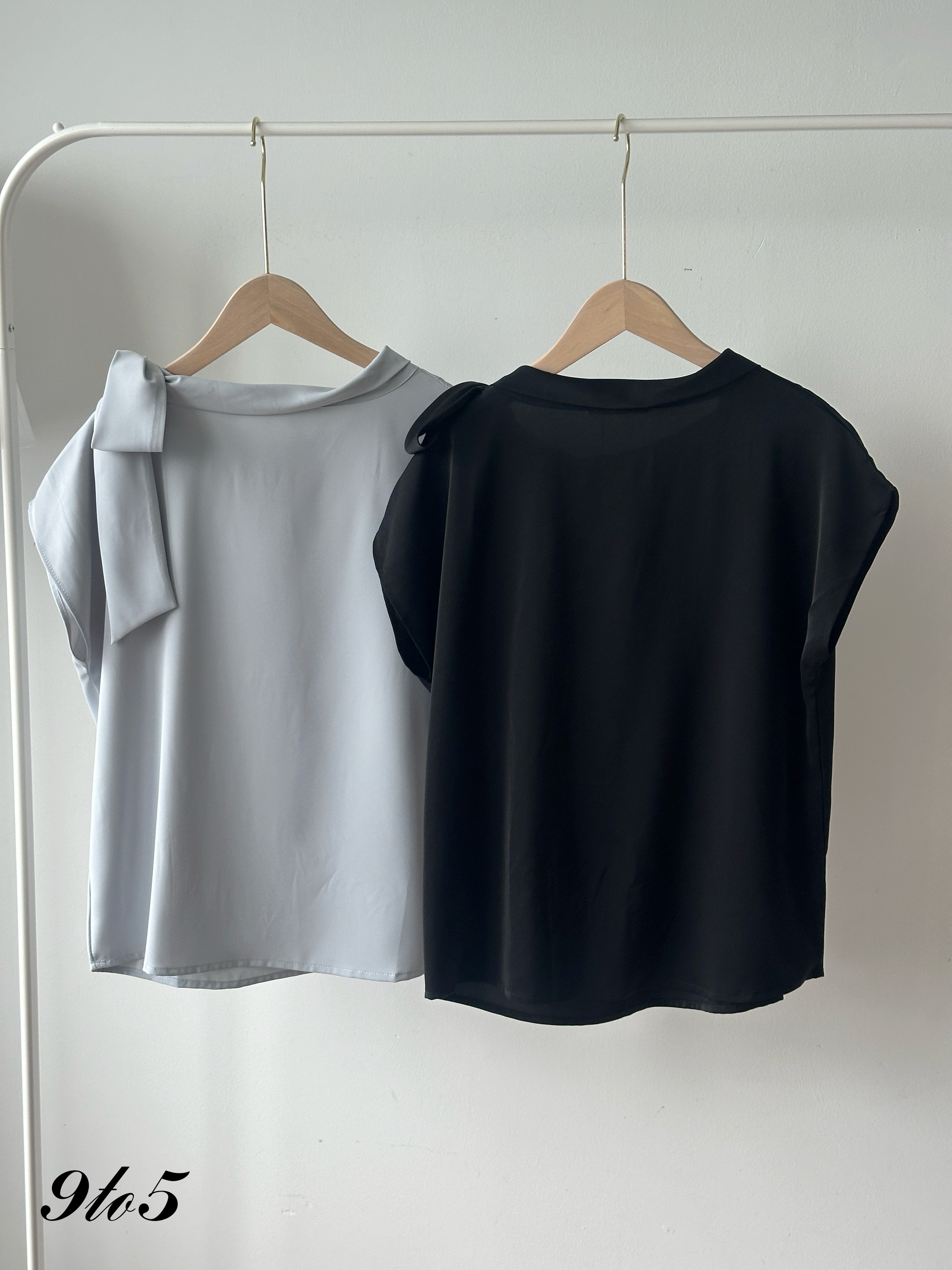 T4307 Side Bow-tie Top - 4 Colors 