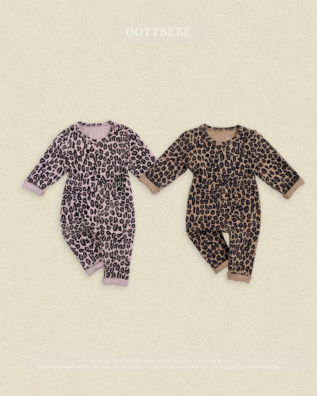 OOTT | Little Leopard Print Loungewear set