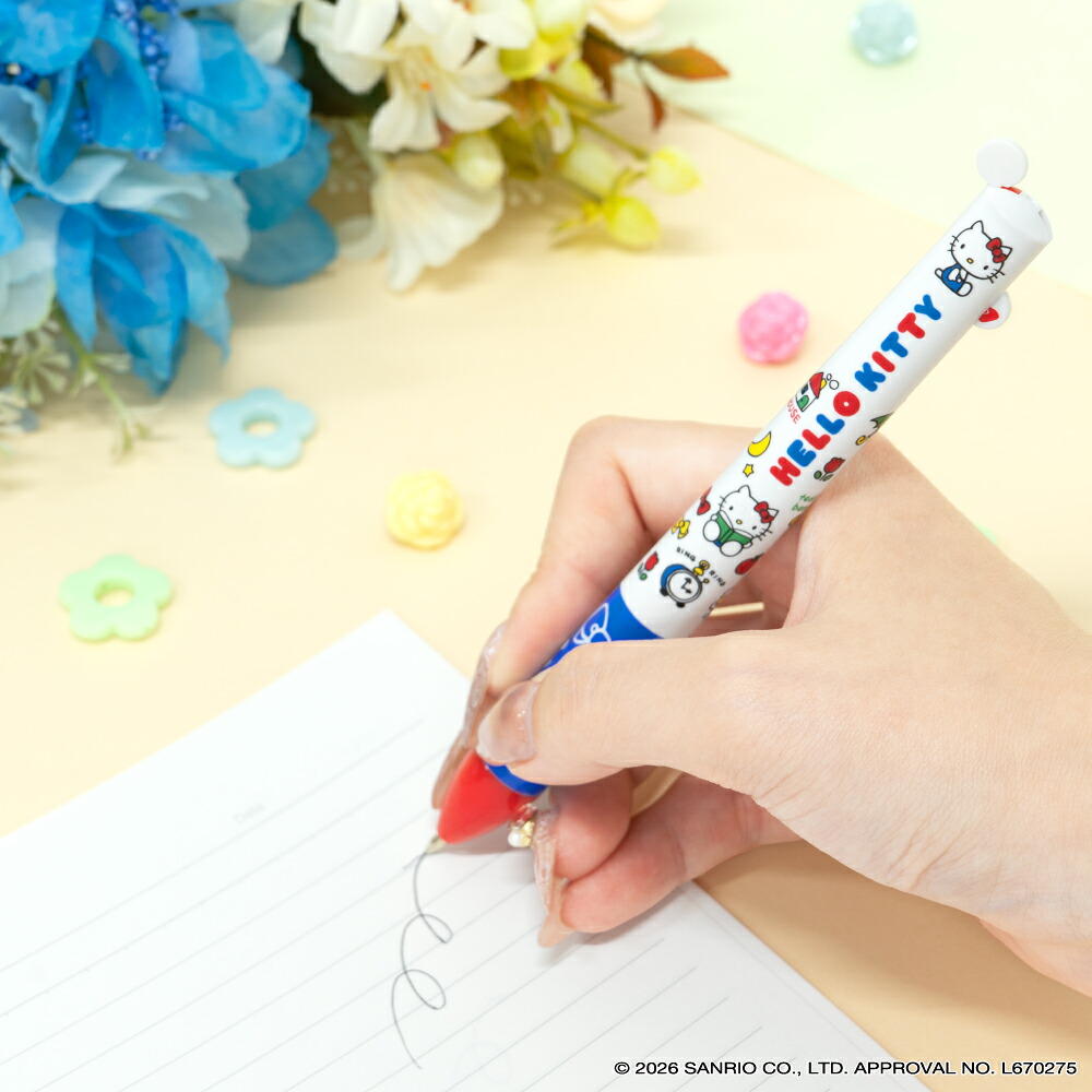 現貨｜Sanrio Hello Kitty 日本製 mimi 2色 原子筆 (黑紅) 24519401