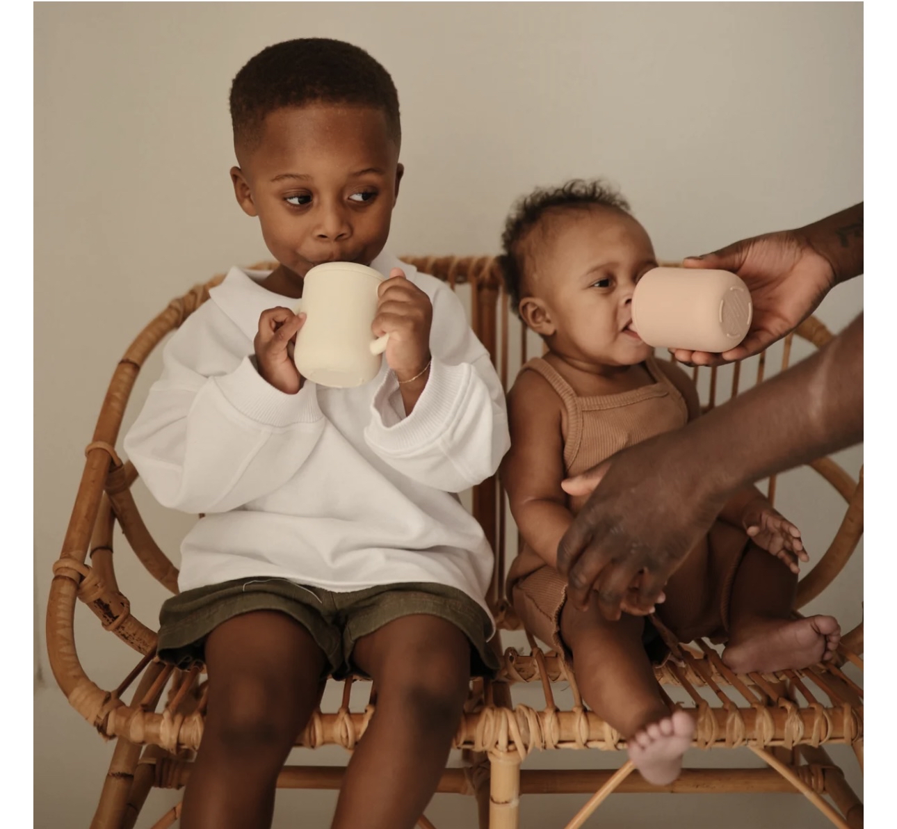 Silicone Training Cup + Straw