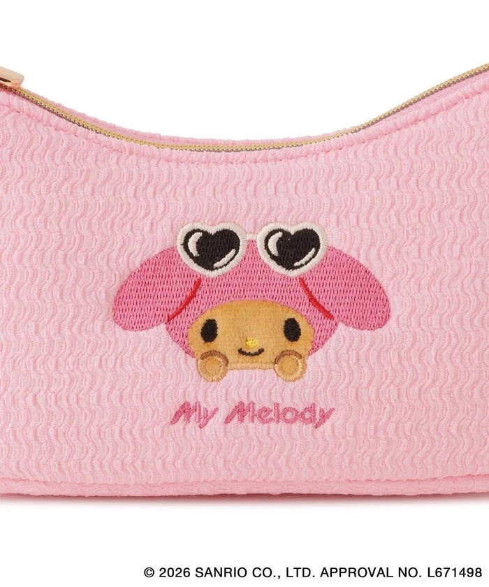 🎀【預訂】ROPE' PICNIC x Sanrio 曬黑刺繡手提袋 - My Melody