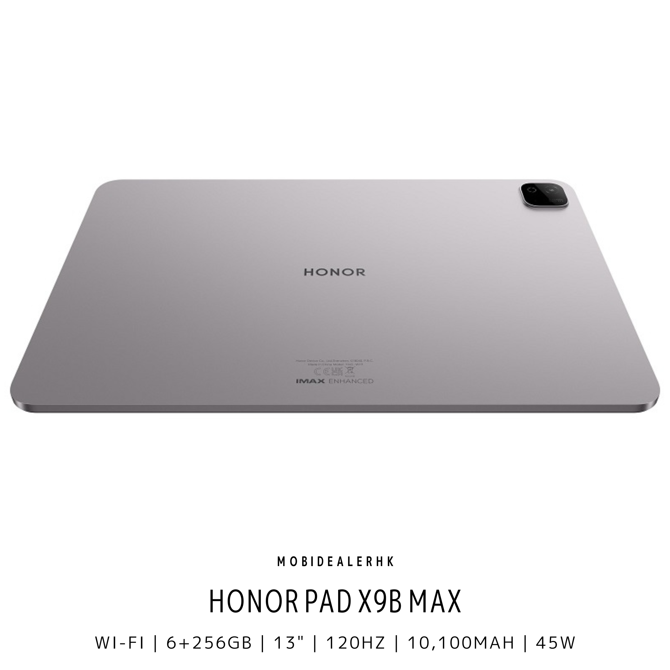 Honor Pad X9B Max | 榮耀 Pad X9b Max | WiFi | 平板電腦 | 13" 2.5K 護眼大屏 | 10100mAh 超大電池
