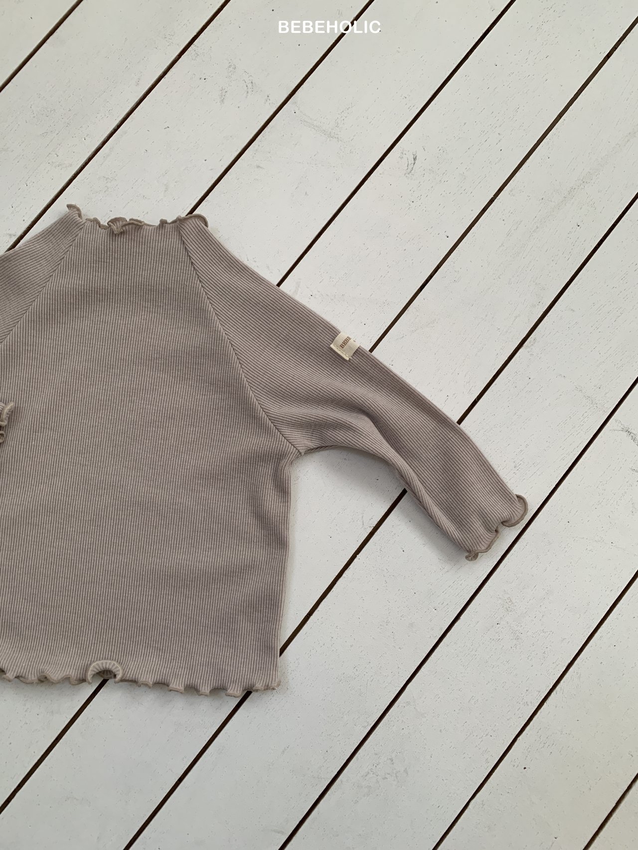 🌸預訂 韓國直送🌸🇰🇷BEBEHOLIC三色純色花邊領長袖上衣