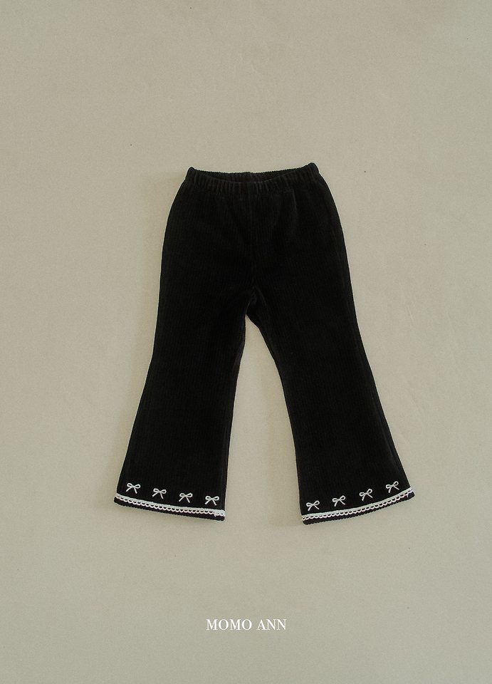 Momoann | Ribbon Bootcut Pants