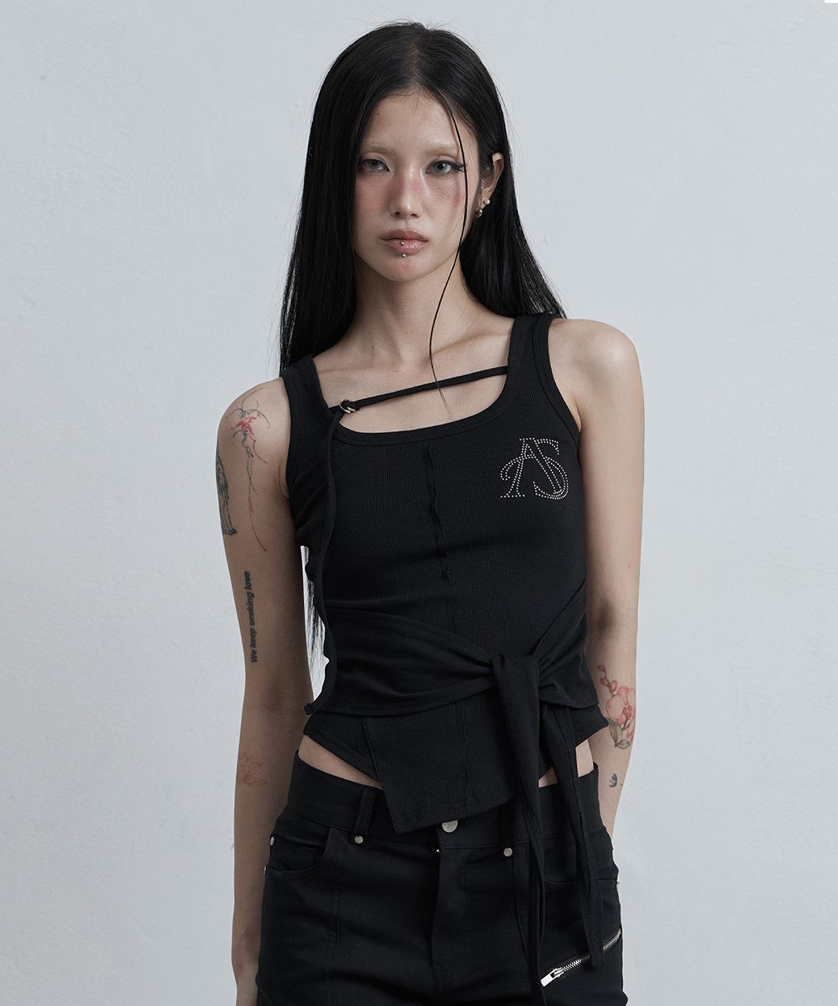 🇰🇷訂購｜asur 26SS｜Wrap Tie Sleeveless 3色