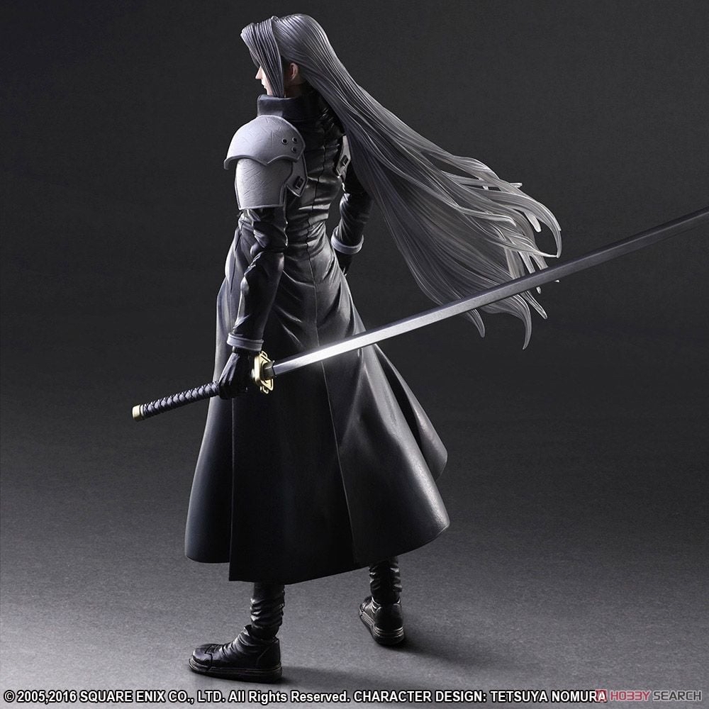 日版 《初版》Play Arts 改 Kai FF7 Sephiroth No.8 可動 figure ff