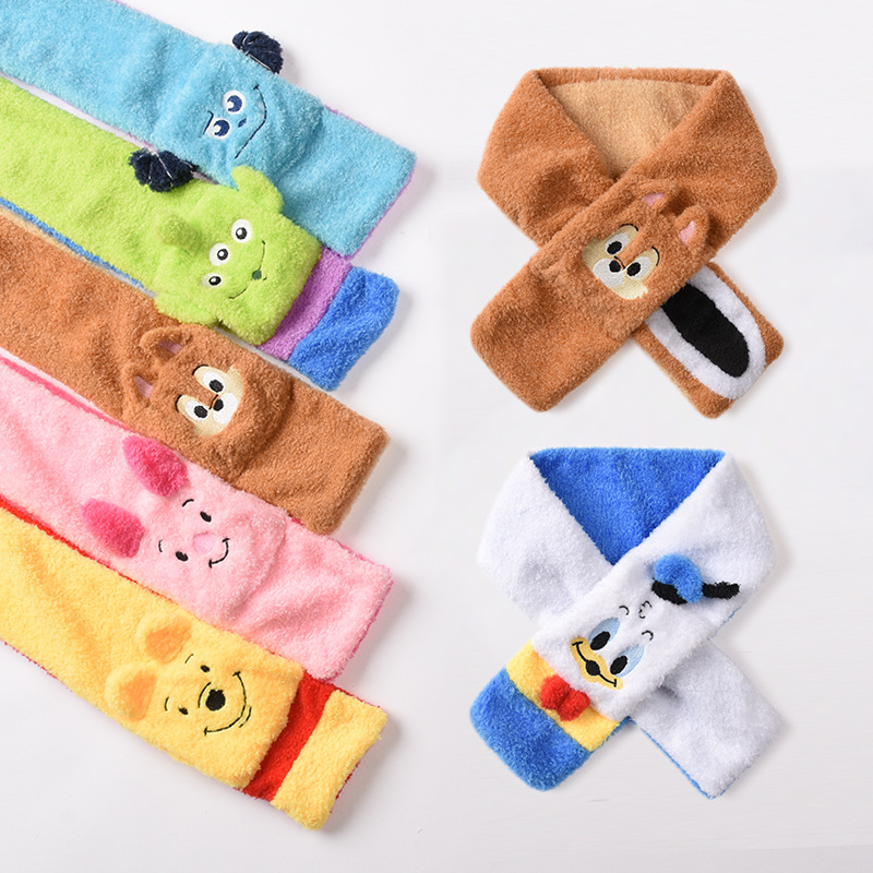 迪士尼可愛卡通圍巾 -1條- 現貨